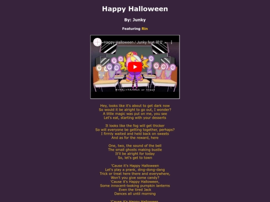 song-pages/mmj/happy-halloween-original screenshot