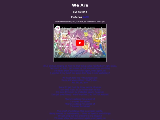 song-pages/mmj/we-are-original screenshot