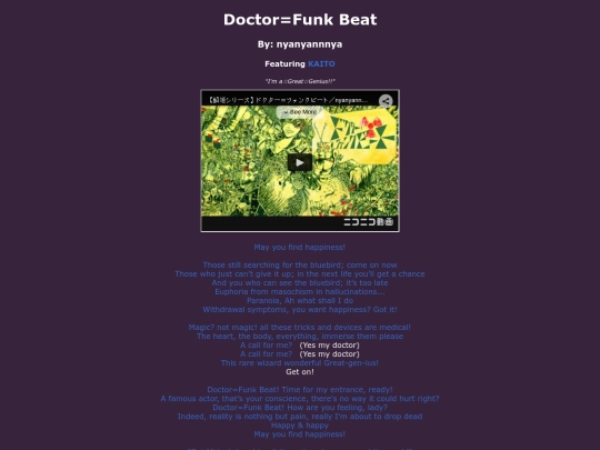 song-pages/vbs/doctor-funk-beat-original screenshot