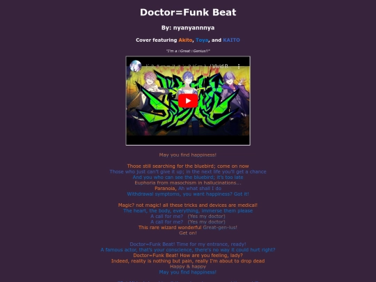 song-pages/vbs/doctor-funk-beat-sekai screenshot