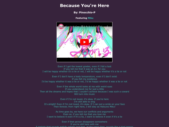 song-pages/virtual-singer/because-youre-here screenshot
