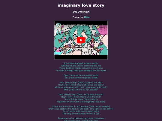 song-pages/virtual-singer/imaginary-love-story screenshot
