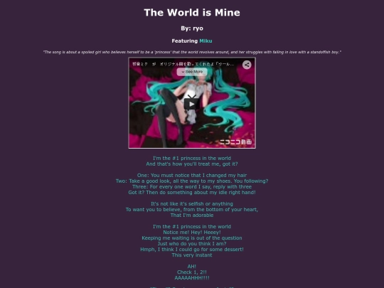 song-pages/virtual-singer/the-world-is-mine screenshot