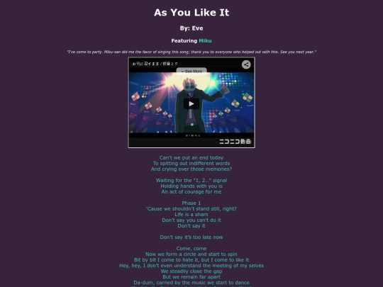 song-pages/wxs/as-you-like-it-original screenshot