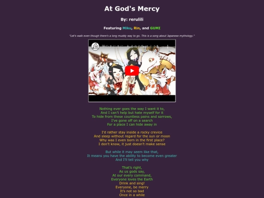 song-pages/wxs/at-gods-mercy-original screenshot
