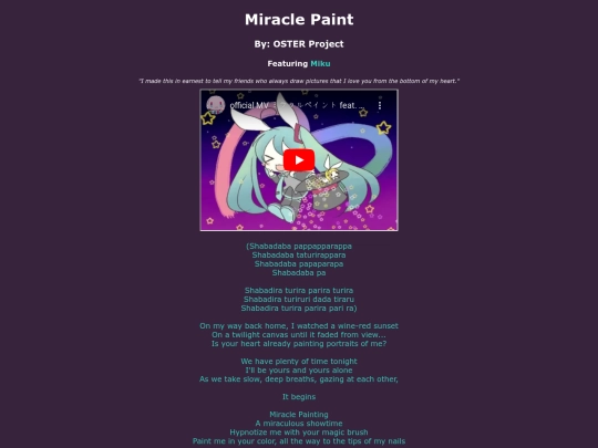 song-pages/wxs/miracle-paint-original screenshot