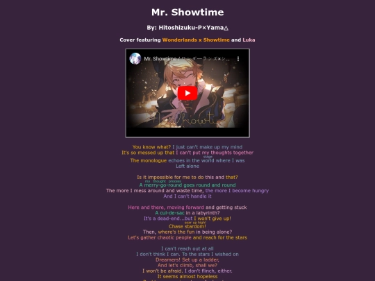 song-pages/wxs/mr-showtime-sekai screenshot