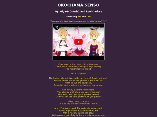 song-pages/wxs/okochama-senso-original screenshot
