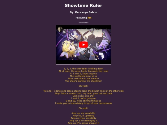 song-pages/wxs/showtime-ruler-original screenshot