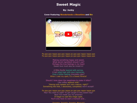 song-pages/wxs/sweet-magic-sekai screenshot