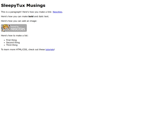 index screenshot