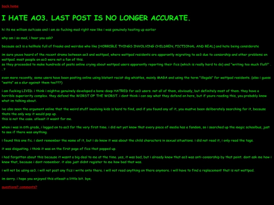 blog/IHATEAO3 screenshot