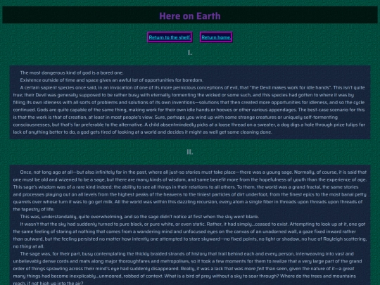 fiction/hereonearth screenshot