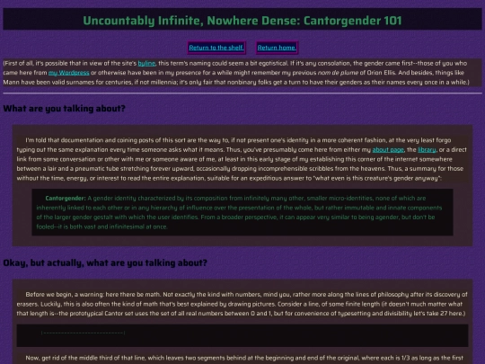 library/cantorgender screenshot