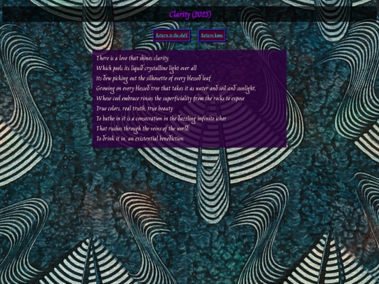 poetry/clarity screenshot