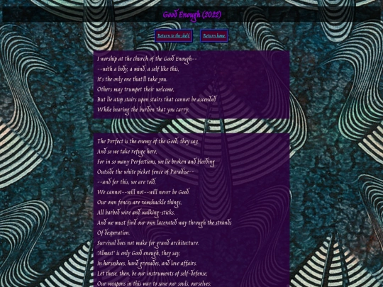 poetry/good-enough screenshot