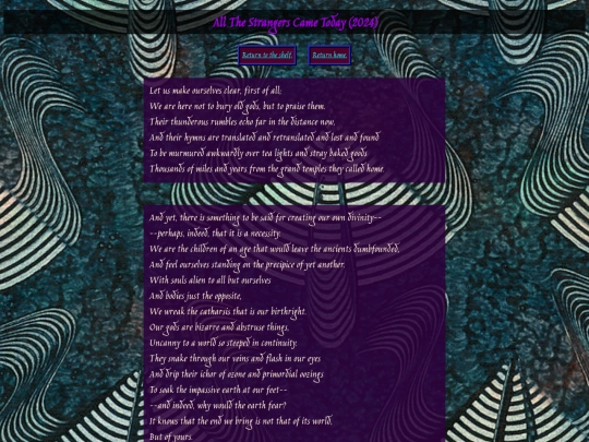 poetry/strangers screenshot