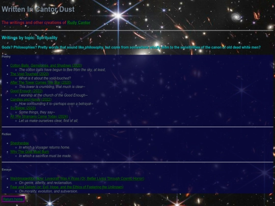 topics/spirituality screenshot