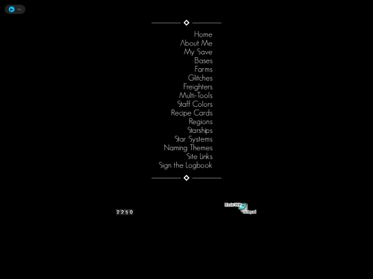 menu screenshot