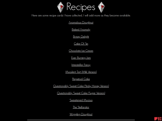 recipes screenshot