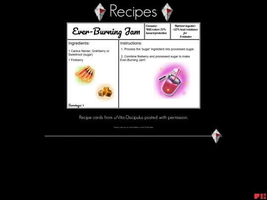 recipes/EverBurningJam screenshot