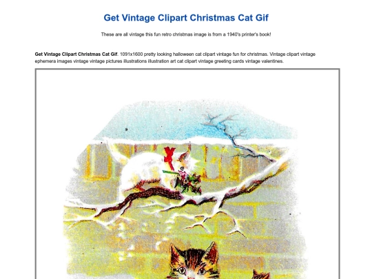 get-vintage-clipart-christmas-cat-gif screenshot