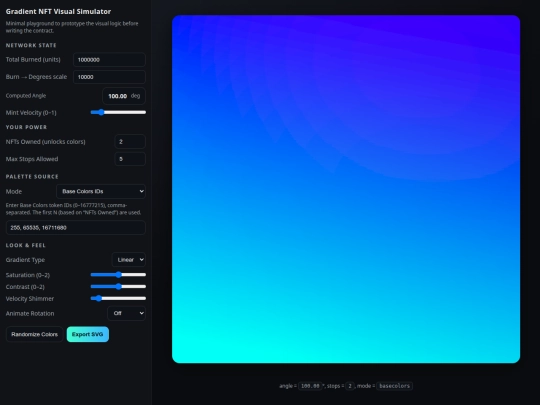 gradient screenshot