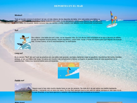 deportesenelmar screenshot