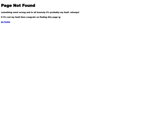 not_found screenshot