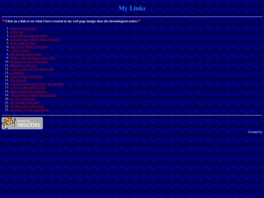 index screenshot