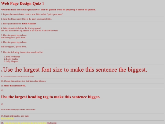 quiz1/quiz1 screenshot
