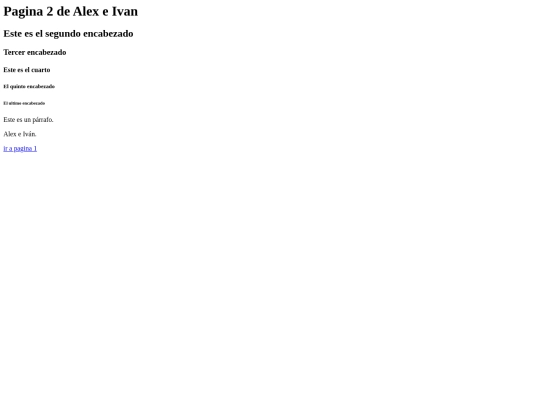 pagina 2html screenshot