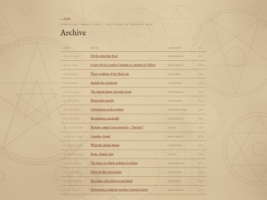 archive screenshot