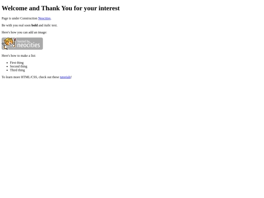 index screenshot