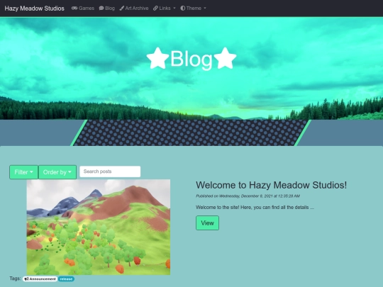 blog screenshot