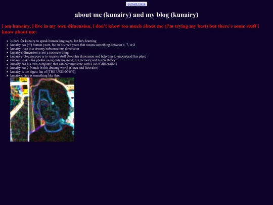 aboutme screenshot