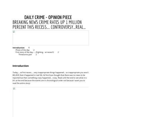 Report screenshot