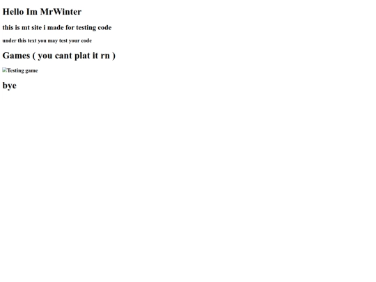 test screenshot