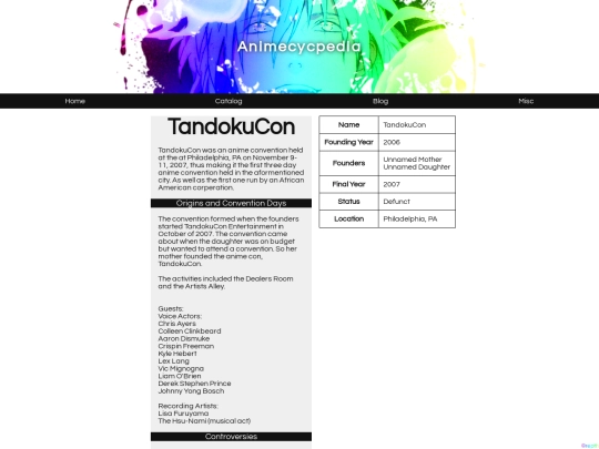 TandokuCon screenshot