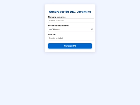 DNI/dni screenshot