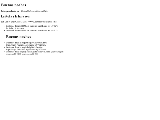 Fecha y hora screenshot