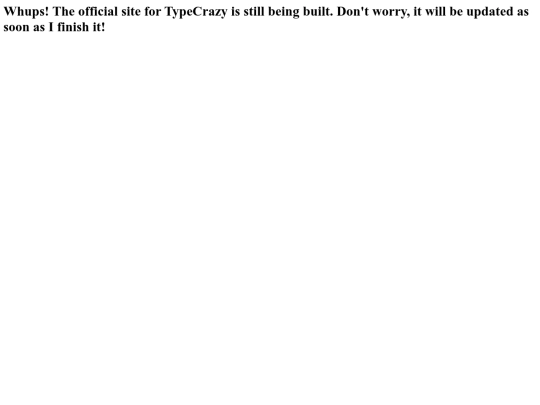 fontmaker/typecrazy screenshot
