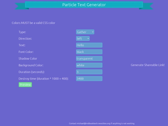 gatheringtext/textgen screenshot