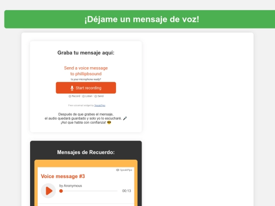 dejameunmensaje screenshot