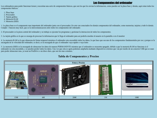 ProyectoFinal/Componentes screenshot
