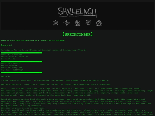 nav/creations/creations-wreckcomber screenshot