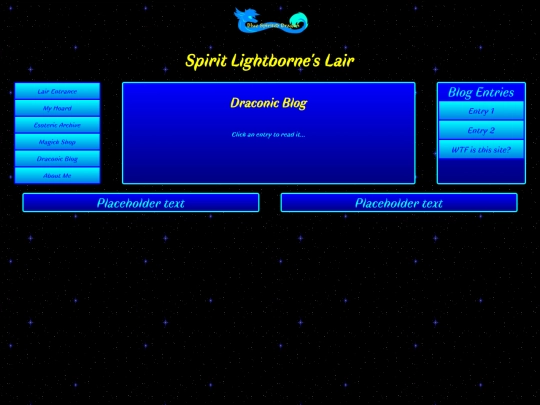 Blog screenshot