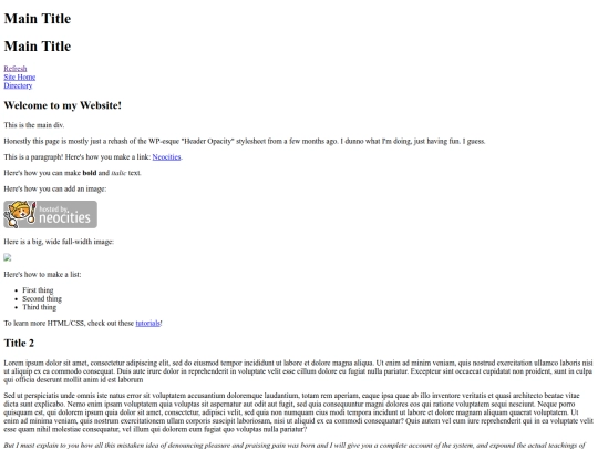 index screenshot