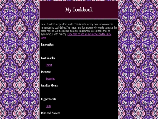cookbook screenshot