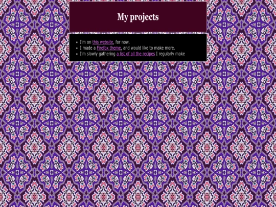 projects screenshot